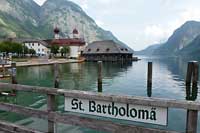 Jezioro Königssee, kościółek św. Bartłomieja