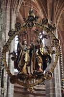 Norymberga - kościół św. Wawrzyńca, dzieło Stwosza