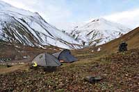 Nocleg pod przełęcząChanchakhi