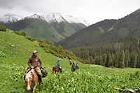 Rajd konny Kazachstan Tien Shan