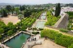 Kordoba, ogrody przy Alcazar de los Reyes Cristianos.