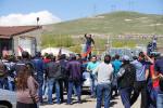 Blokada głównej szosy do Erywania.