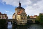 Bamberg, ratusz 'na wodzie'.