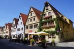 Rothenburg nad Tauberem, domy mieszczańskie.