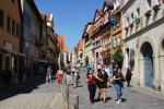 Rothenburg nad Tauberem jest pełen turystów.