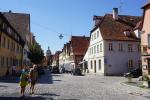 Na ulicy Rothenburga nad Tauberem.