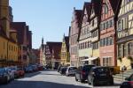 Dinkelsbuhl, ulica z domami szchulcowymi.