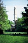 Valtice, minaret zbudowany dla ozdoby