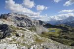 Lago Grande i Croda Rossa (z lewej).