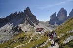 Schronisko Locatelli, Monte Paterno i Tre Cime.
