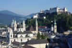 Trochę inne ujęcie Salzburga.