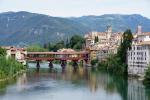 Bassano, drewniany most na Brencie.