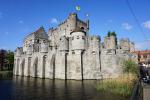 Twierdza Gravensteen, czyli zamek hrabiów Flandrii, koniec XII w.