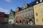 Weimar, kamienice przy Rynku.