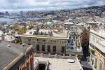 Genua, widok z dachu Palazzo Rosso w kierunku zach.