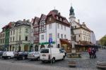 Lubań - zabudowa środka rynku.