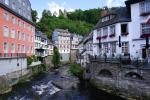 Monschau, domy nad rz. Rur.