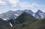 Od lewejComapedrosa (2942), Rocca Entravessada (2925), Pic de Medacorba (2914) i  Lavans (2896).