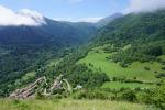 Krajobraz w otoczeniu zamku Montsegur