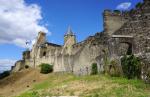 Mury Carcassonne od strony zachodniej.