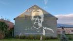 Mural w Wiznie - kpt. Raginis