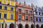 Zamość, kamienice w rynku.