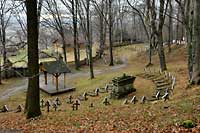Cemetery in Luzna